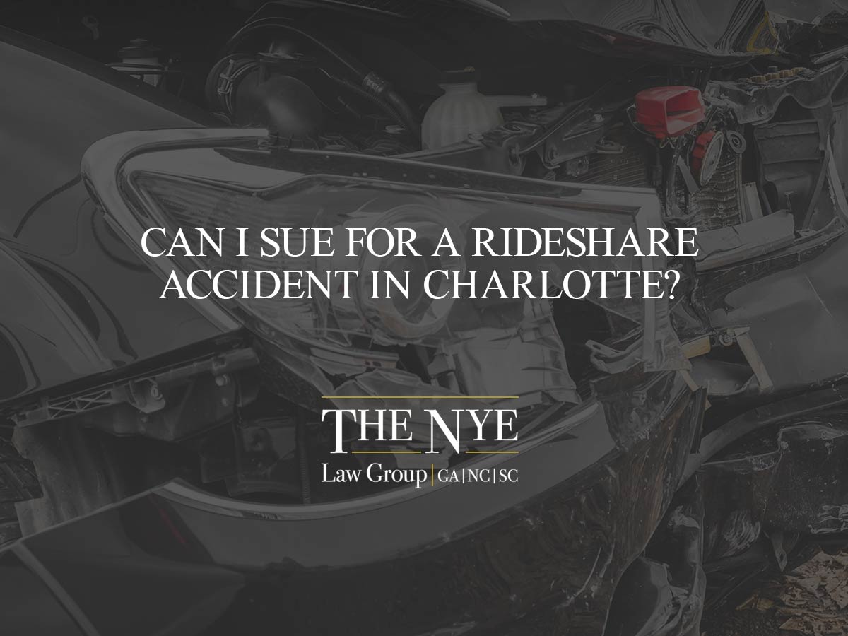 Can I Sue for a Rideshare Accident in Charlotte?