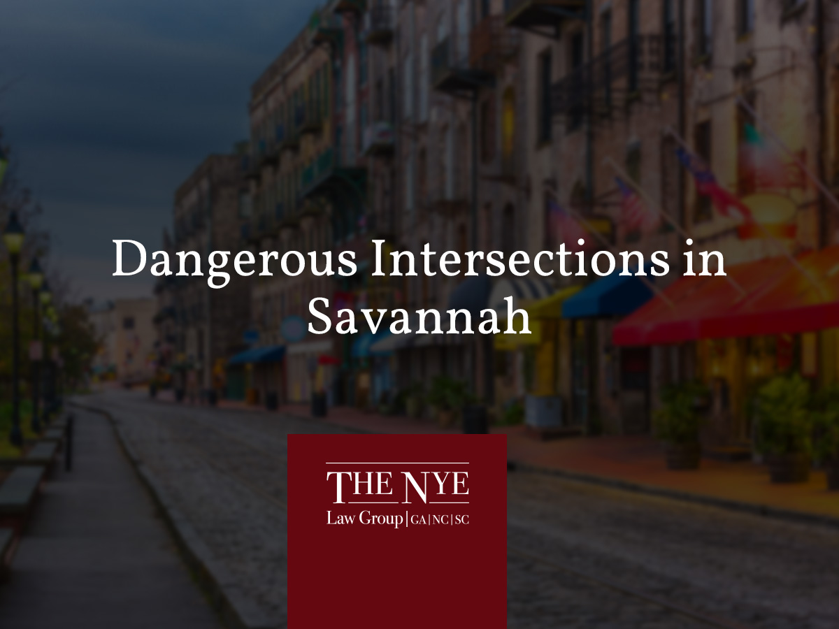 Dangerous Intersections in Savannah